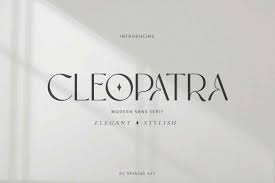 Example font Cleopatra #1